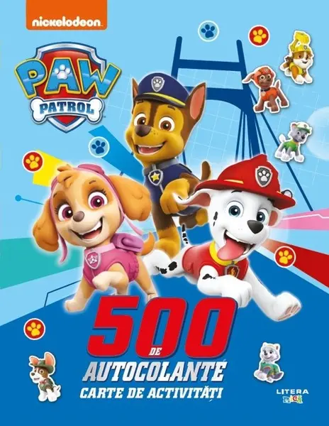 Patrula Catelusilor. 500 de autocolante. Carte de activitati