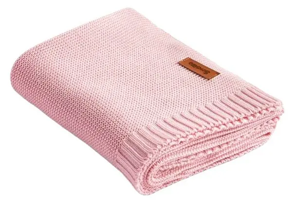 Pătură de bambus Sensillo - 80 х 100 cm, roz