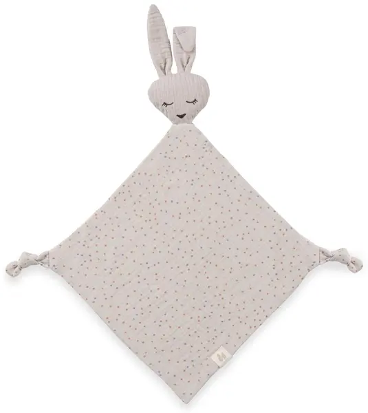 Pătură pentru bebeluși Hauck - Cuddle N Play, iepure bej cu buline