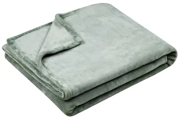 Pătură polar STOF – Doudou, 130 x 160 cm, kaki
