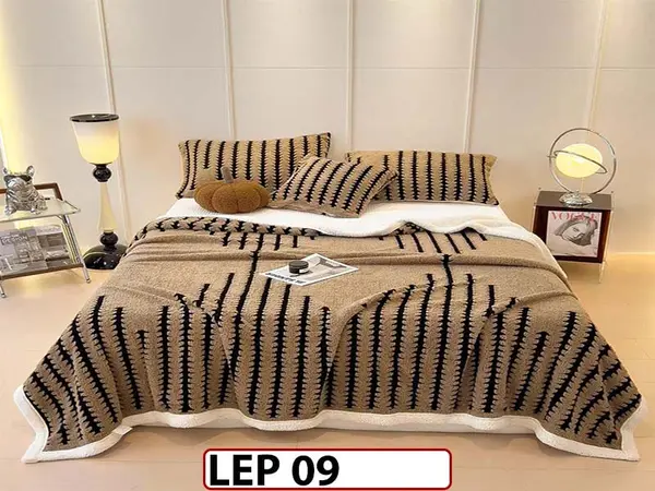 Patura Pufoasa Cocolino cu Blanita pentru pat dublu LEP 09