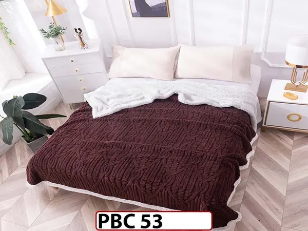 Patura Pufoasa Cocolino cu Blanita pentru pat dublu PBC53