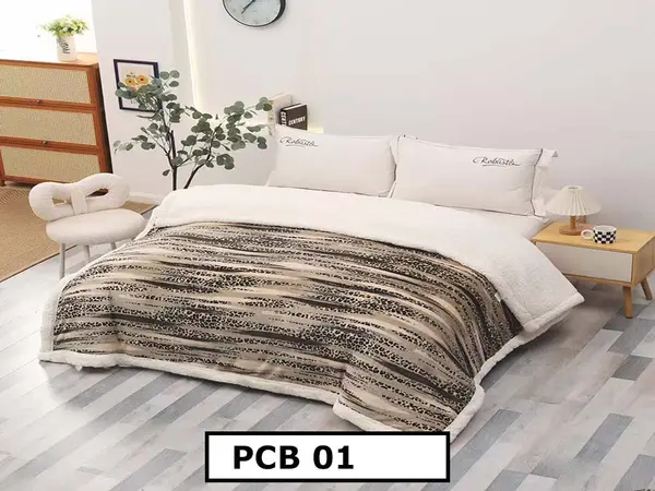 Patura Pufoasa Cocolino cu Blanita pentru pat dublu PCB01