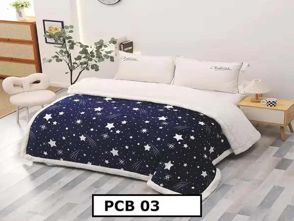 Patura Pufoasa Cocolino cu Blanita pentru pat dublu PCB03