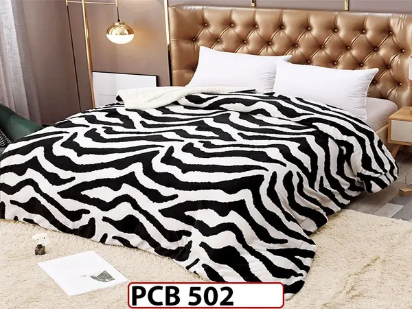 Patura Pufoasa Cocolino cu Blanita pentru pat dublu PCB502