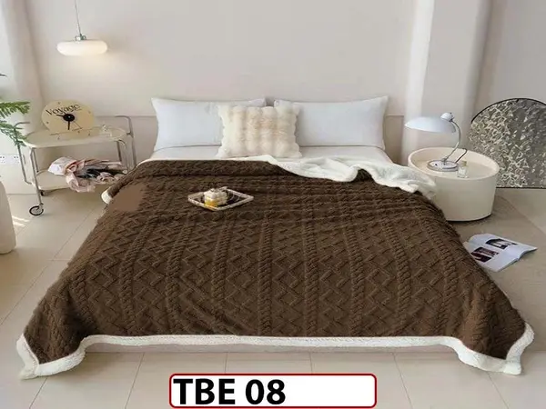 Patura Pufoasa Cocolino cu Blanita pentru pat dublu TBE 08