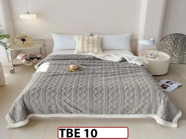 Patura Pufoasa Cocolino cu Blanita pentru pat dublu TBE 10