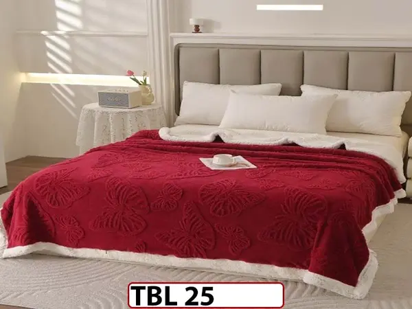 Patura Pufoasa Cocolino cu Blanita pentru pat dublu TBL25