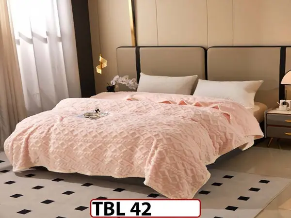 Patura Pufoasa Cocolino cu Blanita pentru pat dublu TBL42