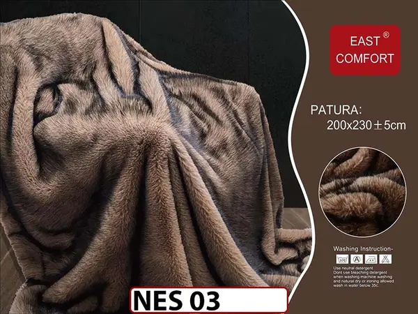 Patura Pufoasa din Blanita Artificiala de Nurca- NES 03