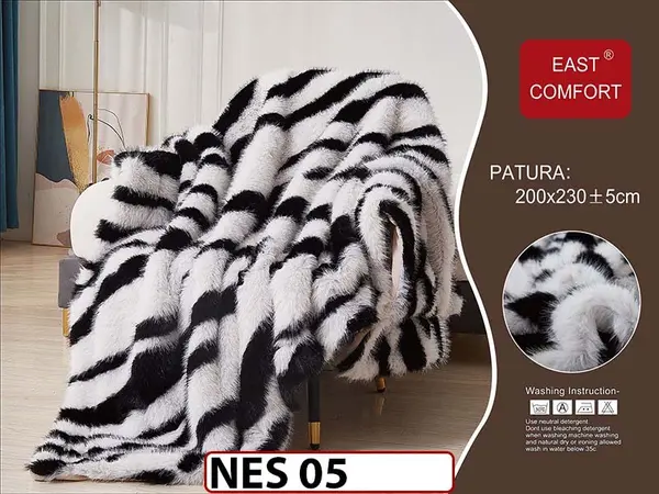 Patura Pufoasa din Blanita Artificiala de Nurca- NES 05