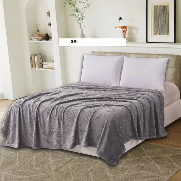 Patura UNI FLUTURI gri 200x230 cm, Ralex | 1 buc