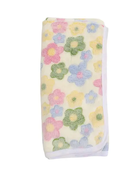 Paturica cocolino multicolor cu floricele