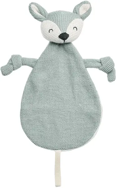 Păturică din pânză pentru suzete și îmbrățișări Jollein - Deer Ash Green