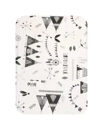 Paturica dubla de vara Junior DeLuxe 100x135 cm Corturi de indian gri