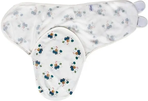 Paturica infasat Sevibebe bumbac Blue Bear