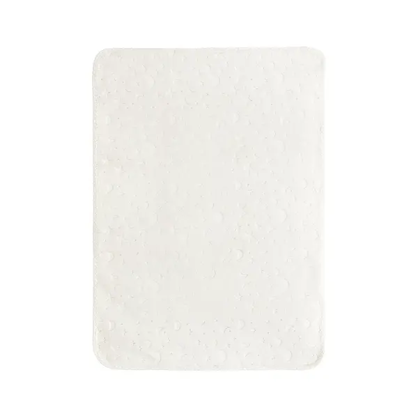 Paturica pentru bebelusi Lorelli Twinkle Beige, material moale, model decorativ in relief, 80x110 cm, 0 luni+