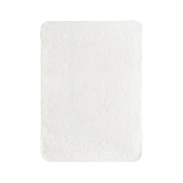 Paturica pentru bebelusi Lorelli Twinkle White, material moale, model decorativ in relief, 80x110 cm, 0 luni+