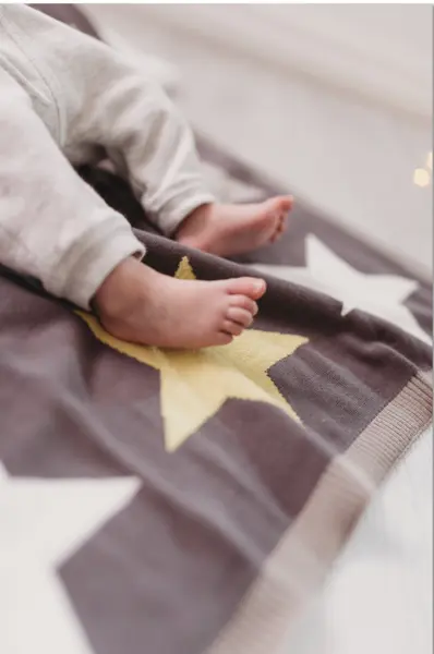 Paturica tricotata din bumbac Superstar