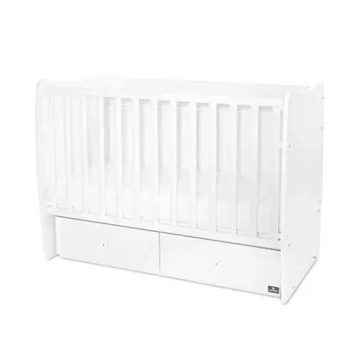 Patut balansoar Lorelli Matrix, 60 x 120 cm, transformabil, Alb