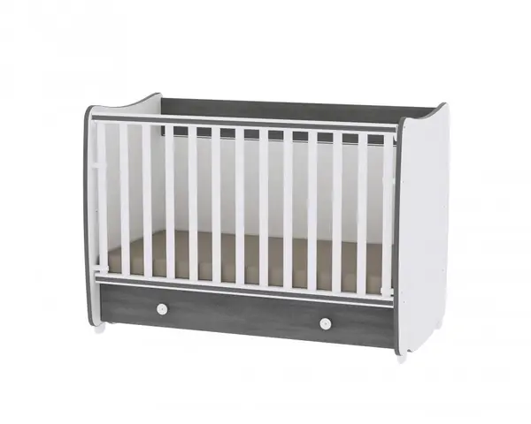 Patut balansoar transformabil Dream White Vintage Grey