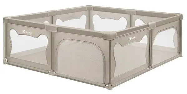 Pătuț de joacă Lionelo - Willow XL, Beige Sand