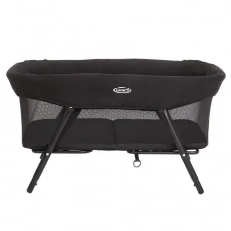 Patut Graco Side by Side 2 in 1 Night Sky pliabil, cu saltea matlasata inclusa, cos depozitare, geanta de transport