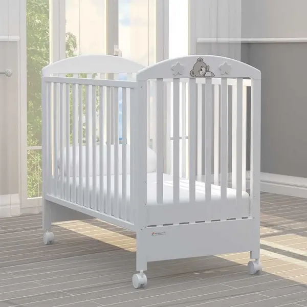 Pătuț pentru bebeluși Bambino Casa - Stellato, Bianco
