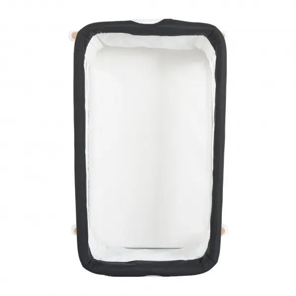 Patut pentru bebelusi Moni Kalinihta Premium Black 90x53x74 cm, cu suport pentru accesorii,plasa insecte si saltea inclusa, recomandat de la nastere pana la o greutate de maxim 11 kg