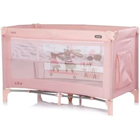 Patut pliabil Chipolino Ariel powder pink