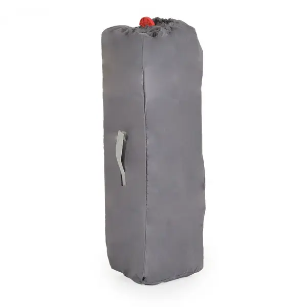 Patut pliabil compact cu un nivel Cangaroo One Touch Gri Inchis,roti cu blocare,pliere usoara si rapida,intrare cu fermoar,saltea pliabila inclusa