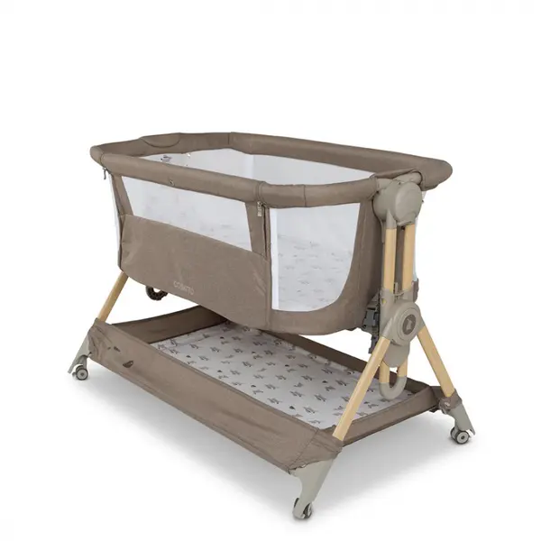 Patut pliabil pentru copii Cosatto Close to me Lollop, greutate admisa 9 kg, include geanta de transport, plasa anti-tantari si curele de fixare pentru pat