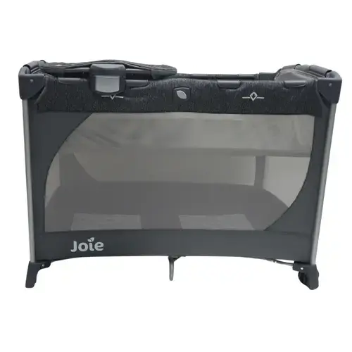 Patut pliant Joie Commuter Change Gray Marble, cu cosulet detasabil inclus, greutate maxima suportata 15 Kg