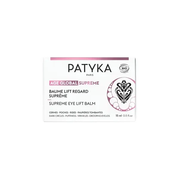 Patyka Age Global Supreme Balsam lifting pentru ochi Volum 15 ml