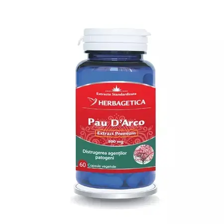 Pau D' Arco, 60 capsule, Herbagetica