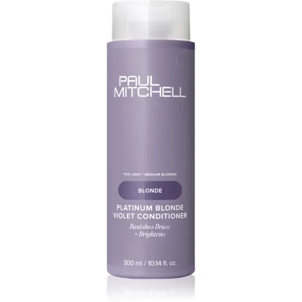 Paul Mitchell Blonde Platinum Blonde Violet Conditioner balsam de par violet pentru par blond 300 ml