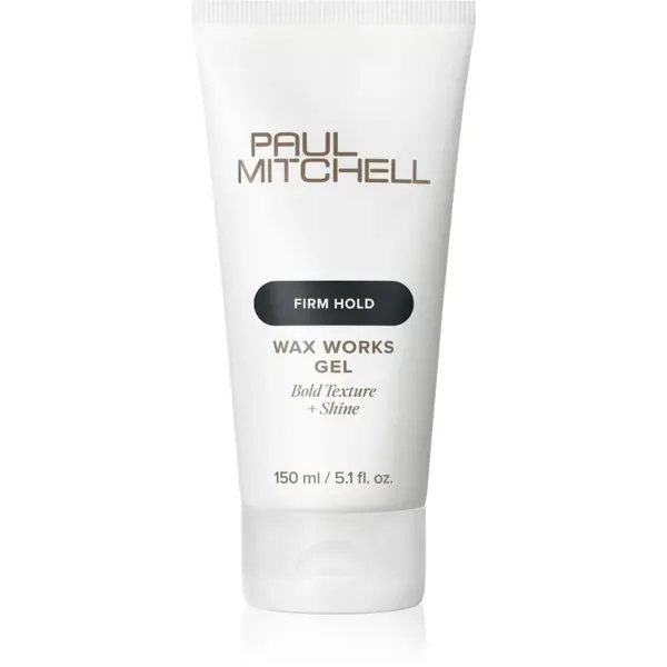Paul Mitchell Firm Hold Wax Works Gel gel de par pentru o stralucire puternica 150 ml