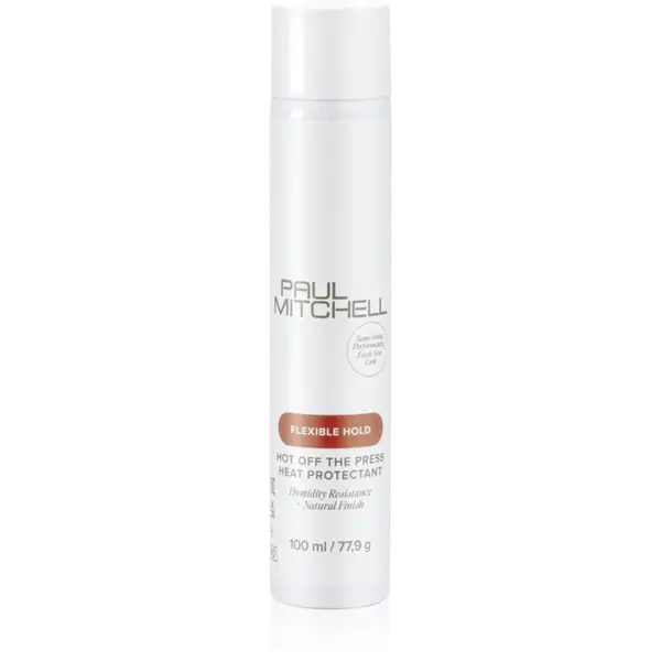 Paul Mitchell Flexible Hold Hot Off The Press Heat Protectant spray protector pentru modelarea termica a parului 100 ml