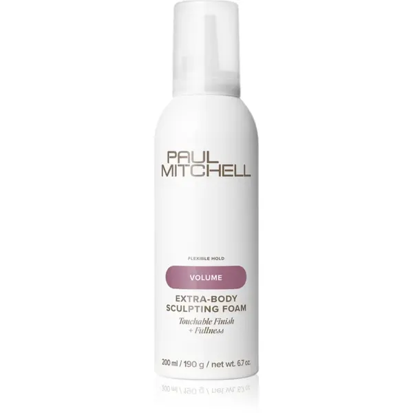 Paul Mitchell Volume Extra-Body Sculpting Foam spumă de styling pentru volum și strălucire 200 ml