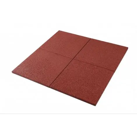 Pavele Cauciuc Cramponate 1000X1000X25 mm - Rosu