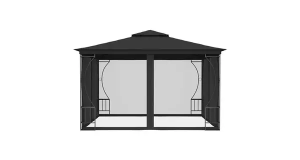 Pavilion cu plase, antracit, 300 x 300 x 265 cm