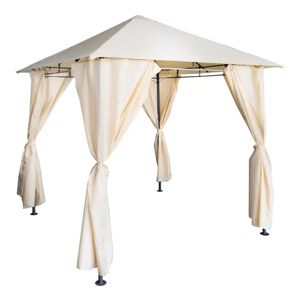 Pavilion de gradina, Apex, Bej, 250x250x250 cm