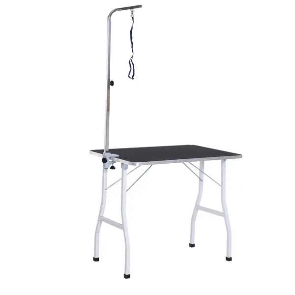 PawHut Masă pentru Toaletat și Tuns Câini sau Pisici Pliabilă, 91.5x61.5x77cm