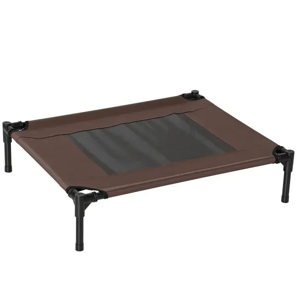 PawHut Pat pentru caine pisica pat de tabara mare confort pe picioare material Oxford textilenă micro-perforată | Aosom Romania