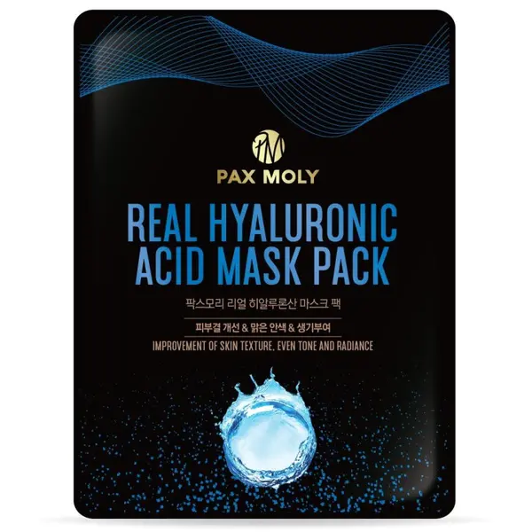 Pax Moly Mască de față cu Acid Hialuronic, 1 buc Volum 25 ml