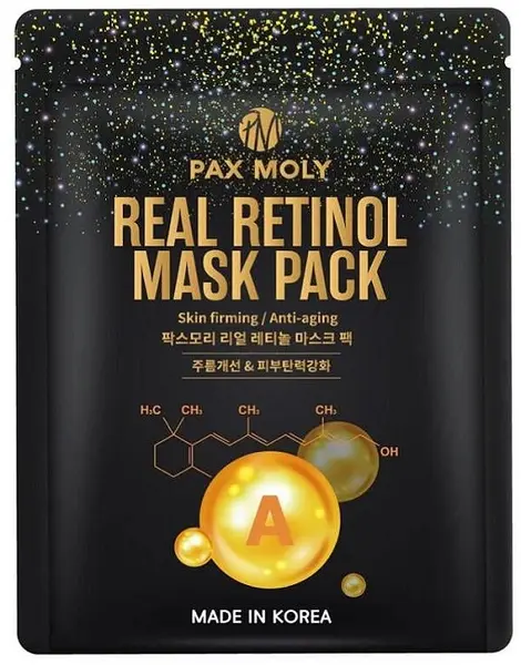 Pax Moly Mască de față folie cu retinol, 25 ml
