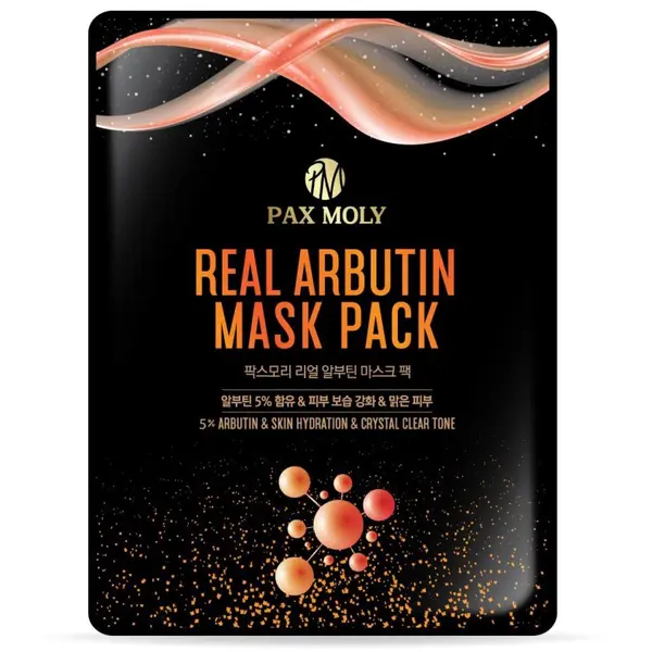PaxMoly Real Arbutin Mask Pack Mască de față cu arbutină Volum 25 ml