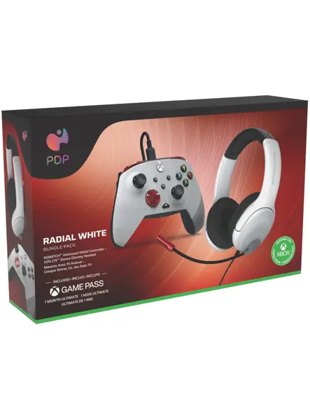 Pdp Rematch & Airlite Radial White Bundle
