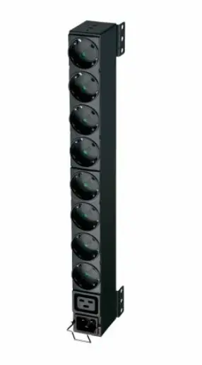 PDU Eaton EFLX8D, 1x C19, 8x Schuko (Negru)