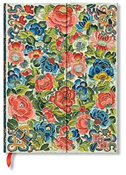 Pear Garden, Ultra Lined Journal. Hardcover, Wrap Closure, 120 gsm, ribbon marker, memento pouch/***
